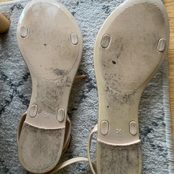 Lulus Studded Nude Rubber Sandals - Picture 7 of 8